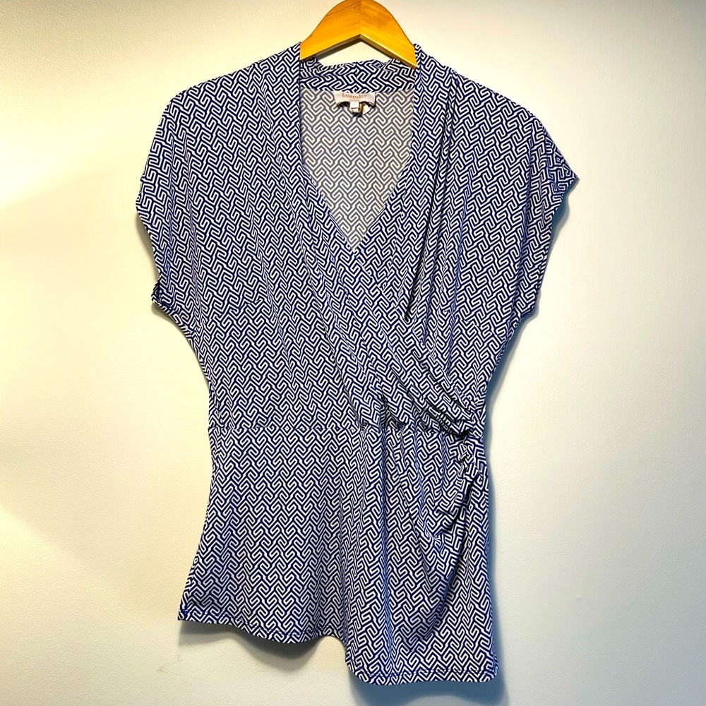 Laundry by Shelli Segal faux wrap top